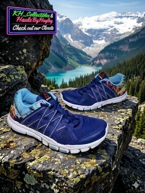 Reebok Yourflex Trainette 8.0 V72493 Blue Teal Pink Size 9